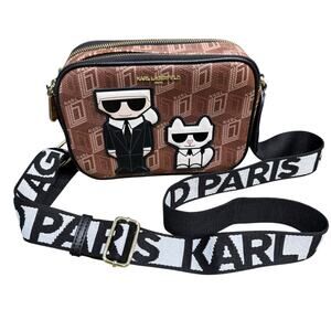 Karl Lagerfeld Paris Maybelle Camera Crossbody Bag
